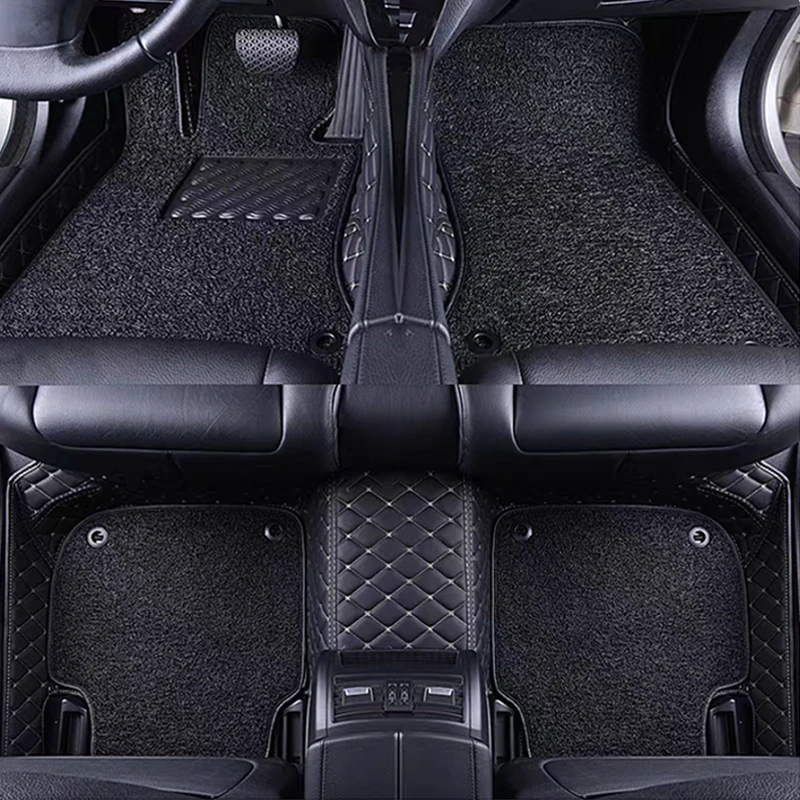 Double Layer Car Floor Mat For Lexus LX J310 J200 J100 Lexus SC Z40 Gen2 Lexus RC XC10 Lexus LC Z100 Auto Accessories Parts view 6