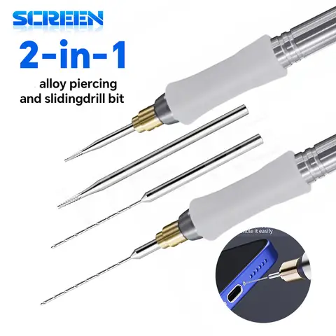 Professional Damaged Screw Extractor Kit for Removing Stripped Broken Screws Mobile Phone PC Repair Tool Set