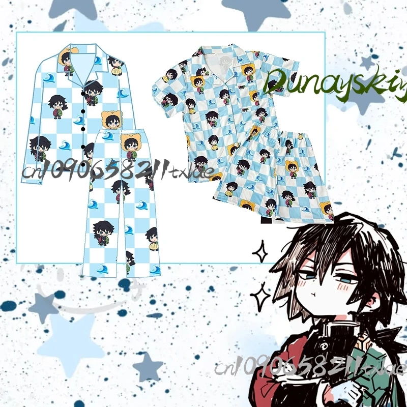 

Tomioka Giyuu Anime Cosplay Costumes Kawaii Lovely Jirai Kei Demon Fans Gift Cosplay Pajamas Party Daily Cool Halloween Cosplay