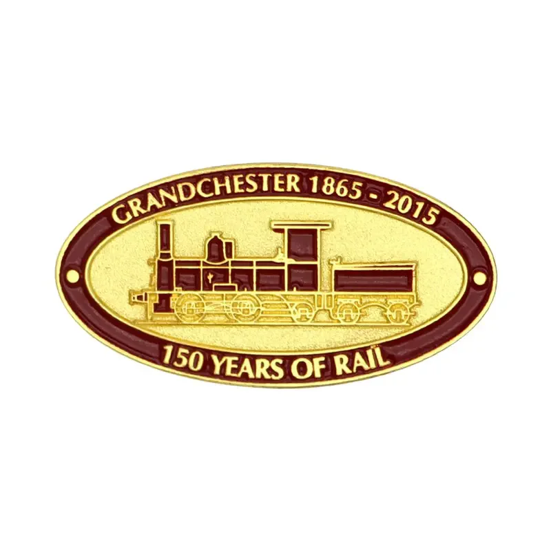 

Customized Metal Badge Hot Selling Zinc Alloy Badge Free Logo Design