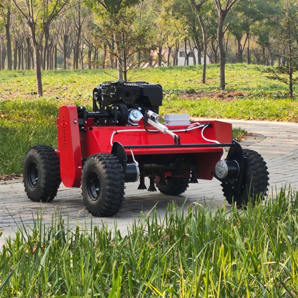High-power Lawnmower Four-stroke Self-propelled Push Mower  Flail Mower