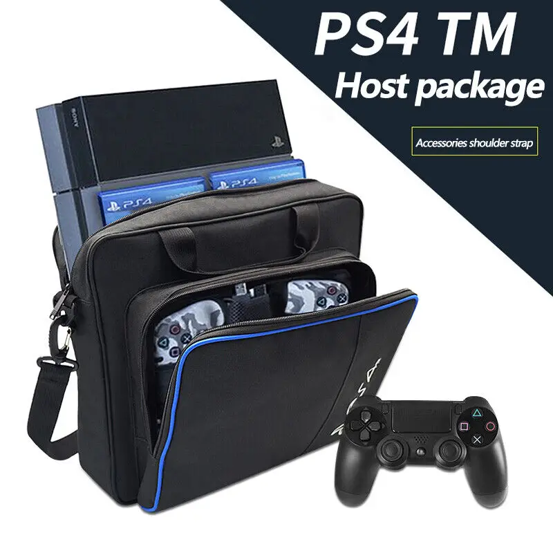 Estuche de transporte para PS4, bolso de hombro protector para Playstation, consola de sistema Slim