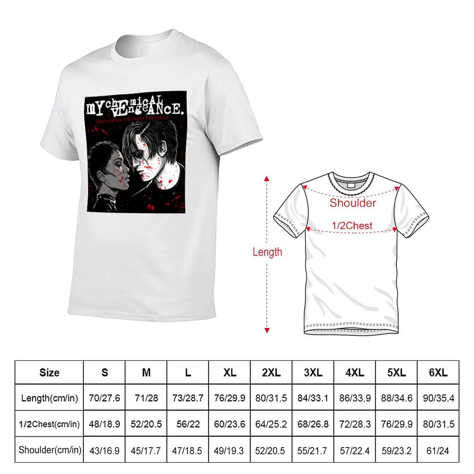 MY CHEMICAL VENGEANCE T-Shirt cotton t shirts man 100% man t shirt cotton high quality T-Shirt