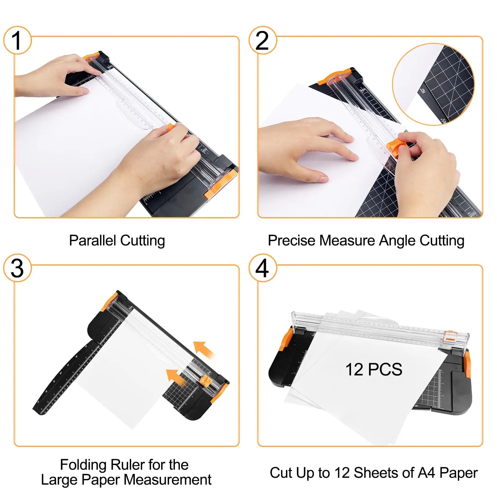 A4紙カッターa4紙カッターアートペーパーカッタークラフトフォトスクラップブックブレードDIYオフィスホームステーショナリーナイフ