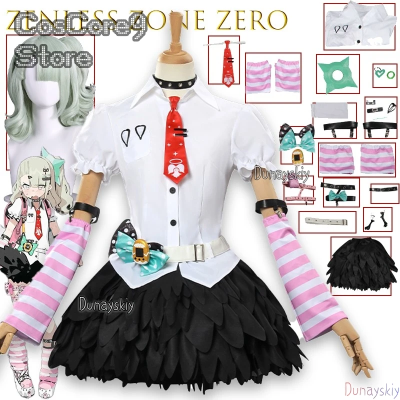 

Zenless Zone Zero Angels Of Delusion Chinatsu Remiel Cosplay disfraz Idol FullSet Game Anime Delusional Angel Halloween Outfit