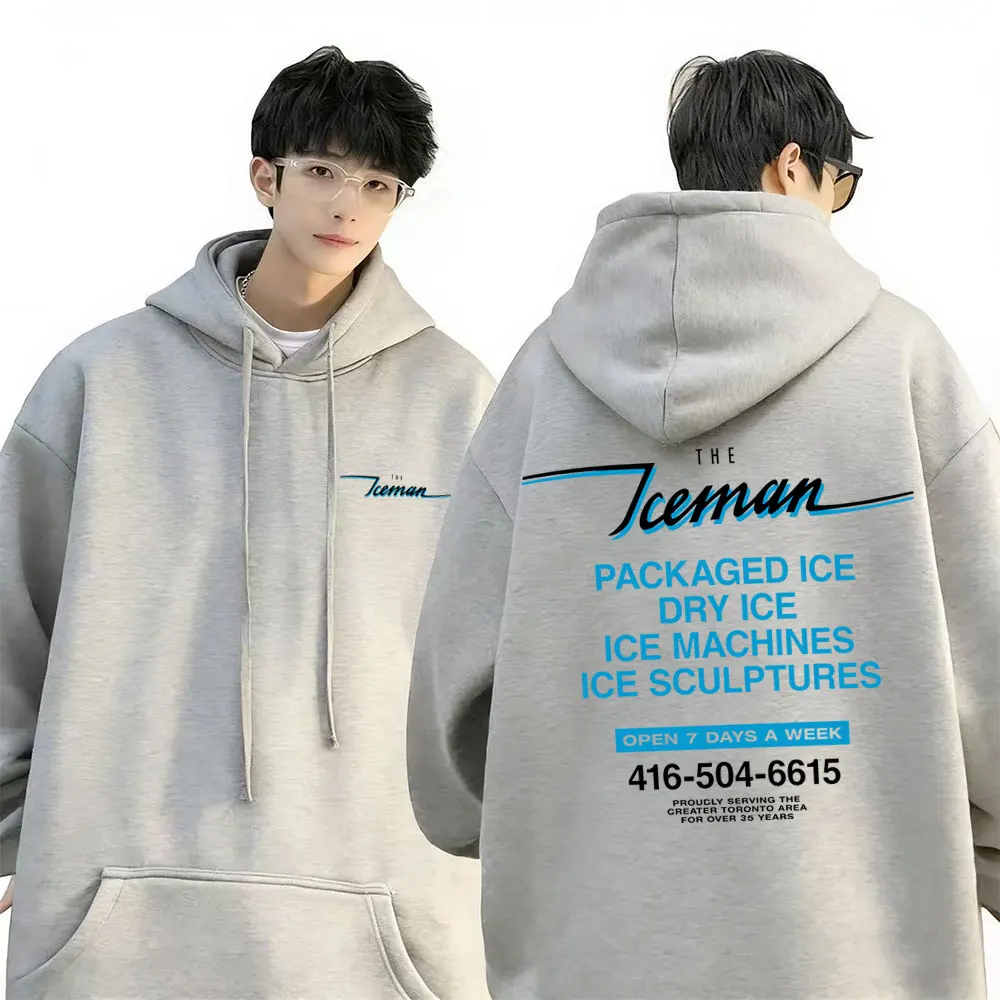 

Rapper Drake ICEMAN Album Graphic Hoodie Male Vintage Casual Pullover Hoodies Men's Women's Fashion Hip Hop Oversized Streetwear