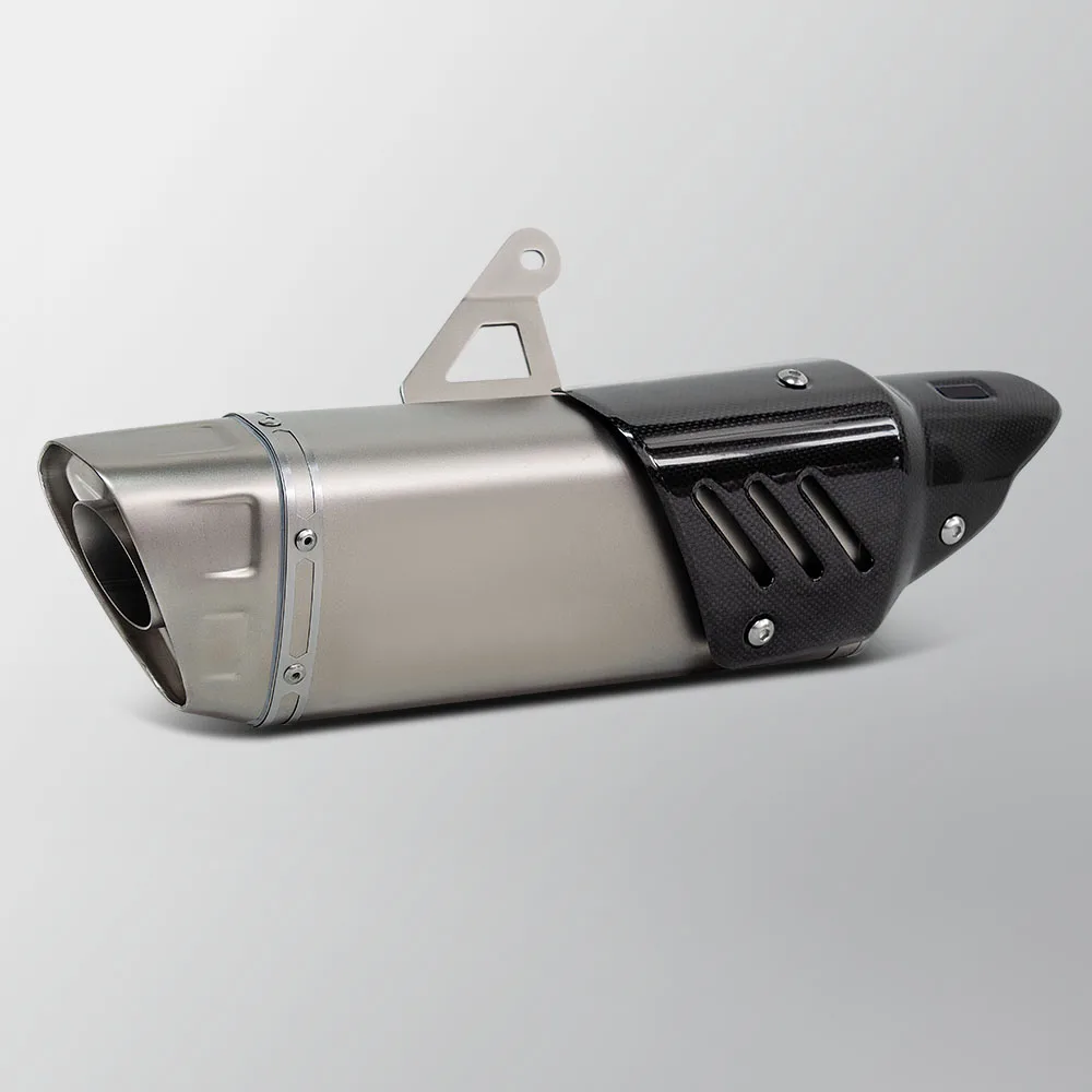 

Universal 51mm motorcycle exhaust muffler tailpipe For YZF-R9 450SR CB1000 MT-09 ADV 350 Tiger 900 390 Adv CM500 CU525 Z900