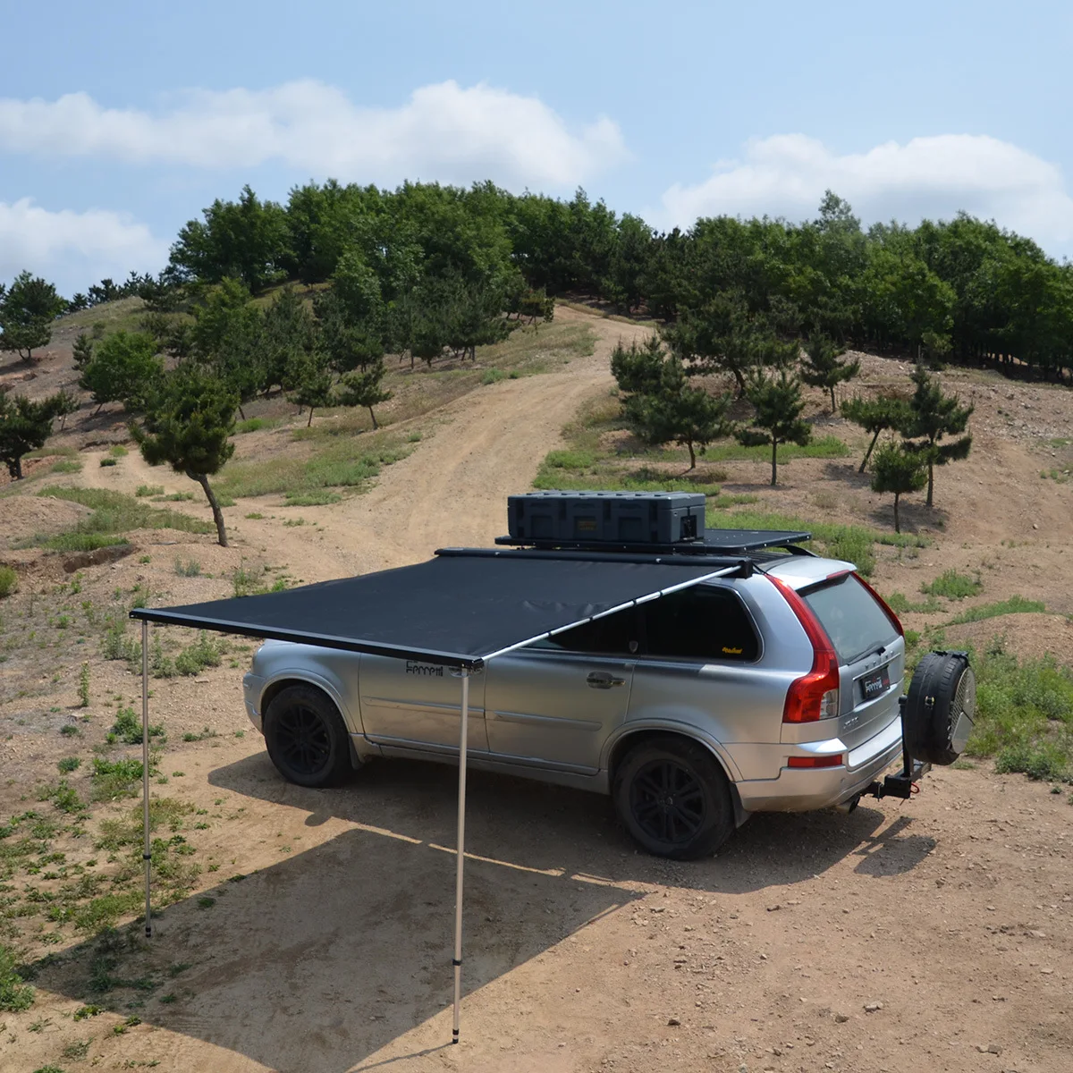 Premium SUV/4WD Car Side Awning Tent Custom Aluminum Alloy Shell, UV Protection & Waterproof Sun Shelter For Offroad Vehicles