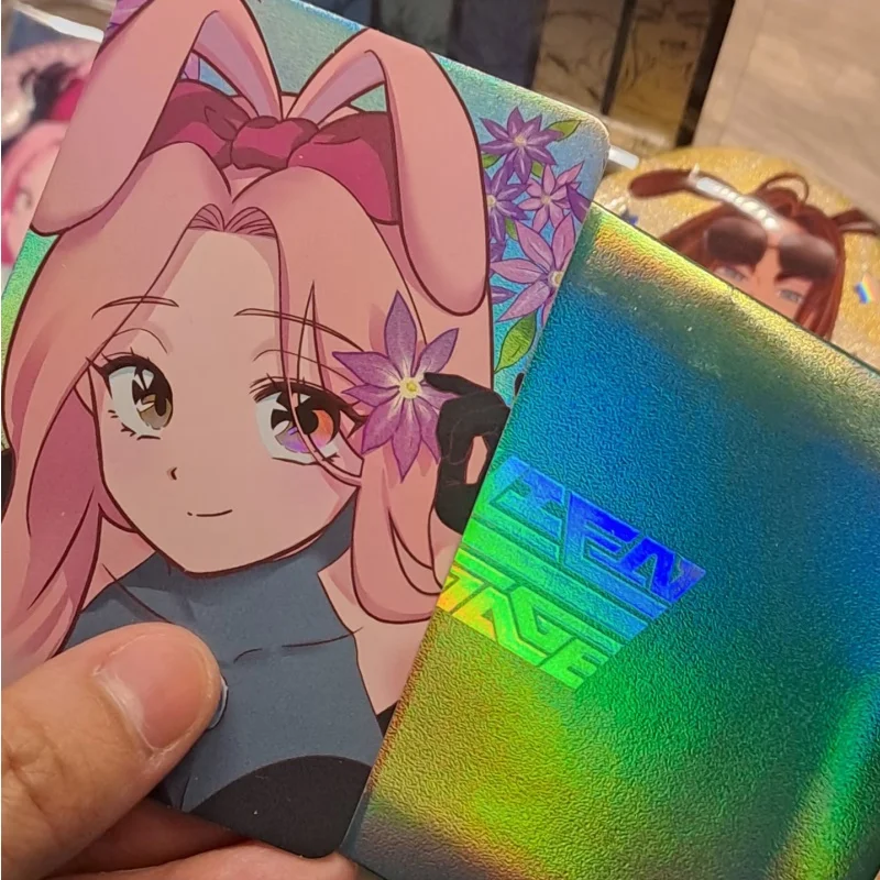 

Серия Alien Stage Rabbit Sua Ivan Mizi, аниме-карта, фотокарточка, новый запас, коллекция закладок, периферийная карта, подарок для девочки