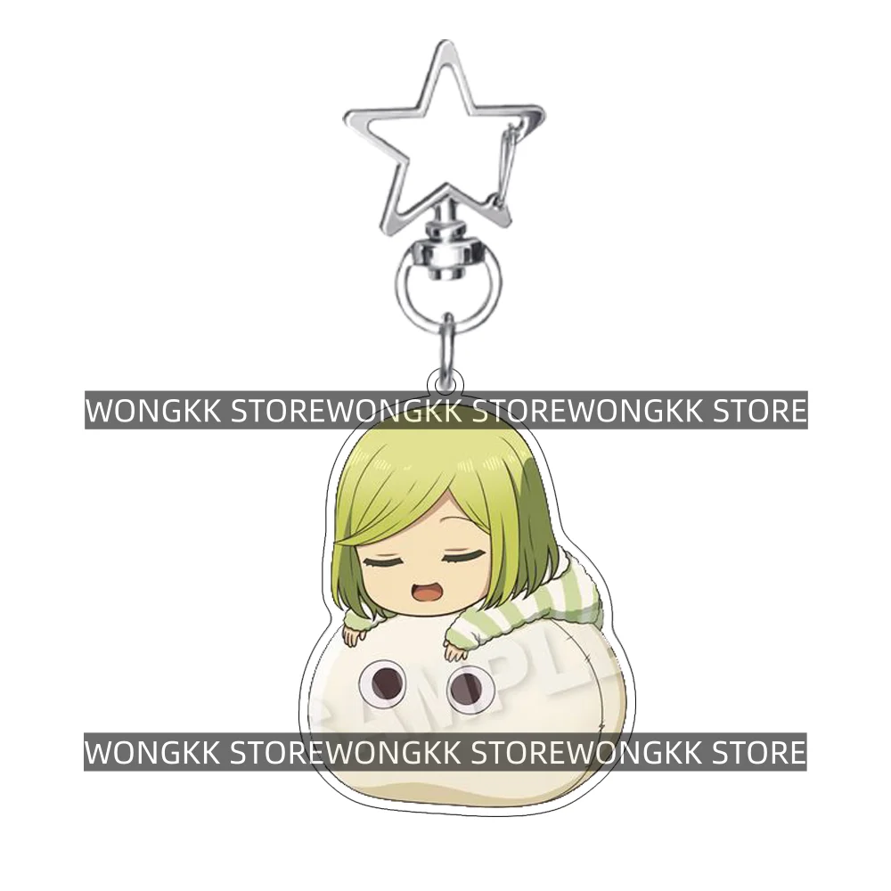 Anime Witch Hat Atelier Coco Qifrey Olruggio Agott Tetia Fluffy 6CM Kawaii Keychain Cute Keyring Backpack Charm Car Key Decor