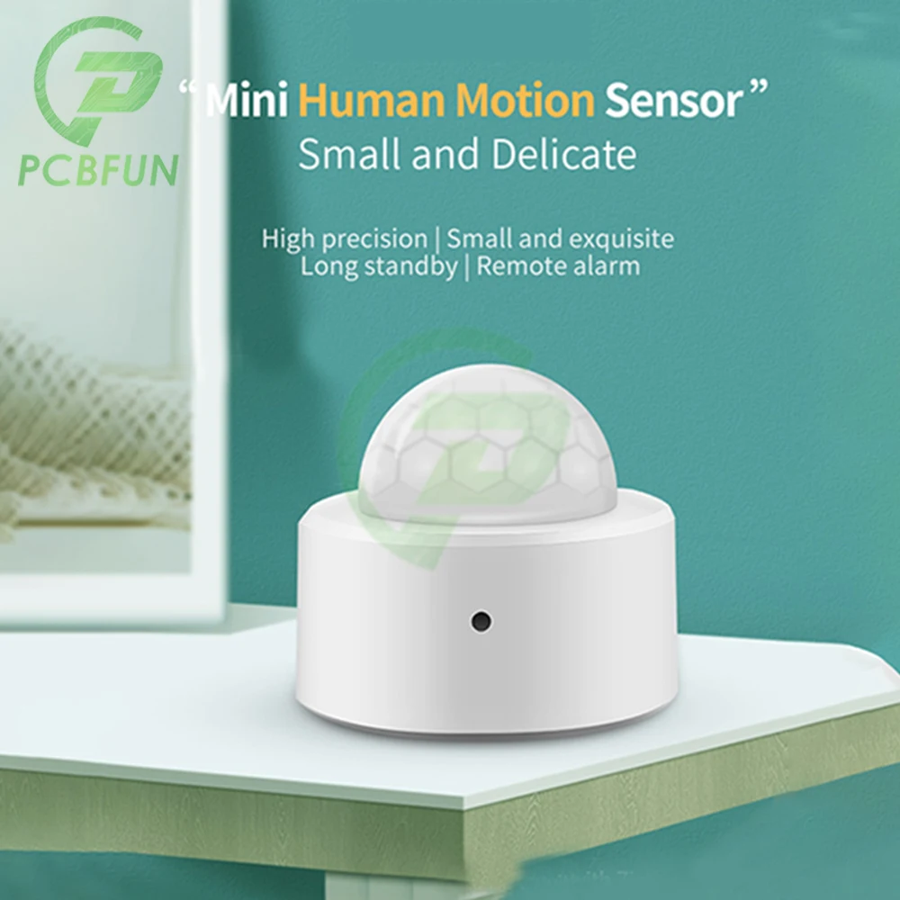 PIR Motion Sensor 2 in 1 Zigbee3.0 Smart Home Human Body Infrared Detector Security Smart Life Work for Alexa Google Home