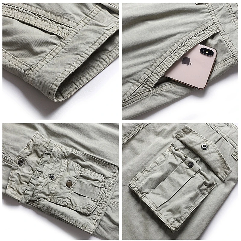 Casual Pants Summer Men's Shorts Half Length Pants Solid Color Simple and Versatile Breathable Sweat-absorbing Thin Soft