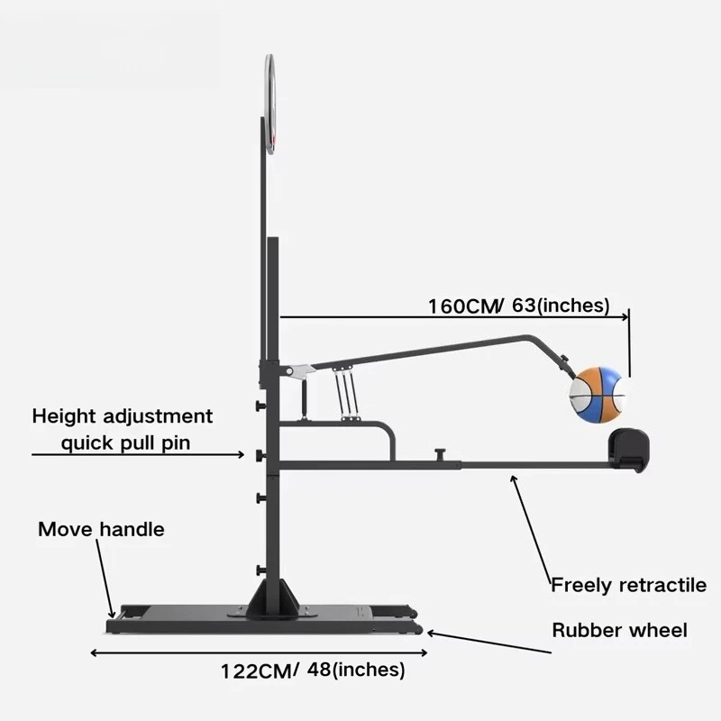New Product Indoor and Outdoor Universal Basketball Shooting Training Machine for  Basketball Trainers