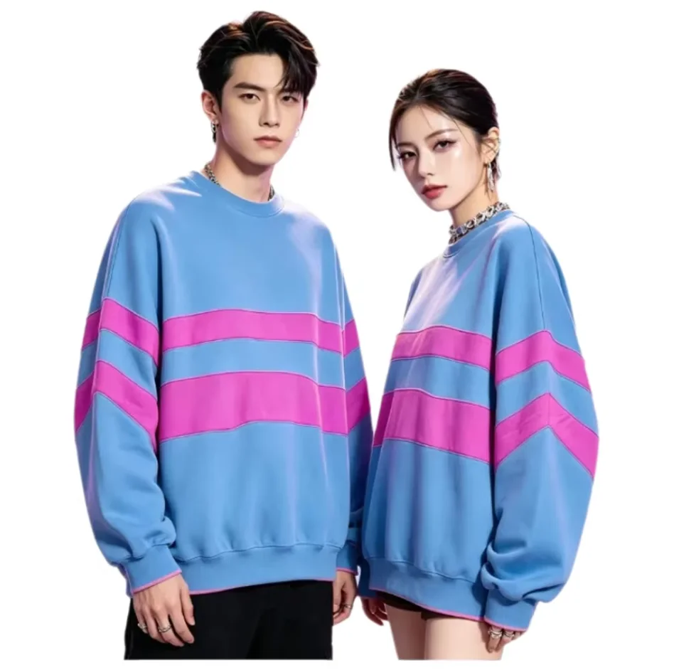 Undertale Frisk Game 3D Print Round Neck Sweatshirt Frisk Chara Cosplay Pullover Unisex Casual Long Sleeve Street Top Streetwear
