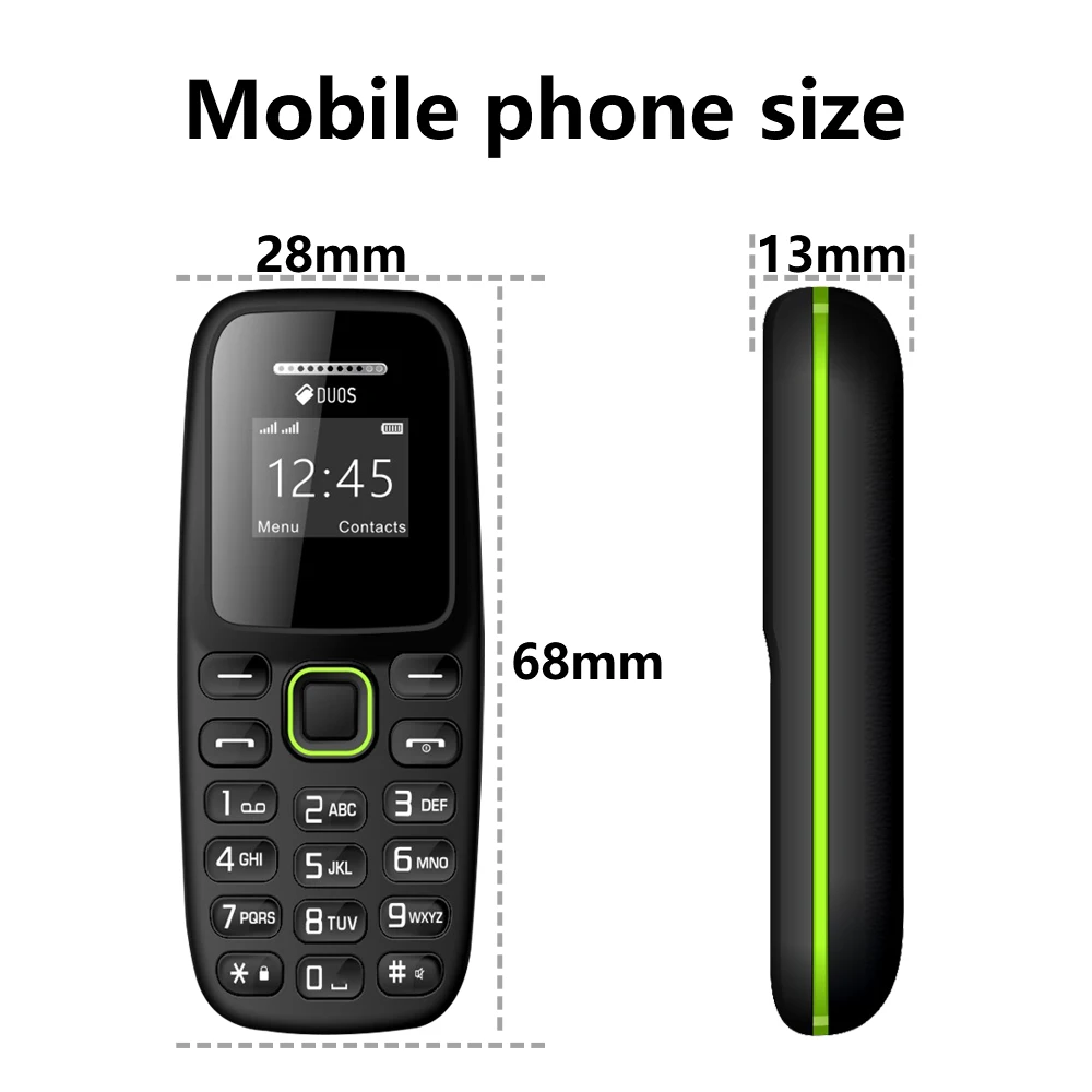 SERVO BM310 Mini Feature Mobile Phone Dual SIM Standby Call Recording Magic Voice Blacklist MP3 Player 2G Tiny Button Cellphones