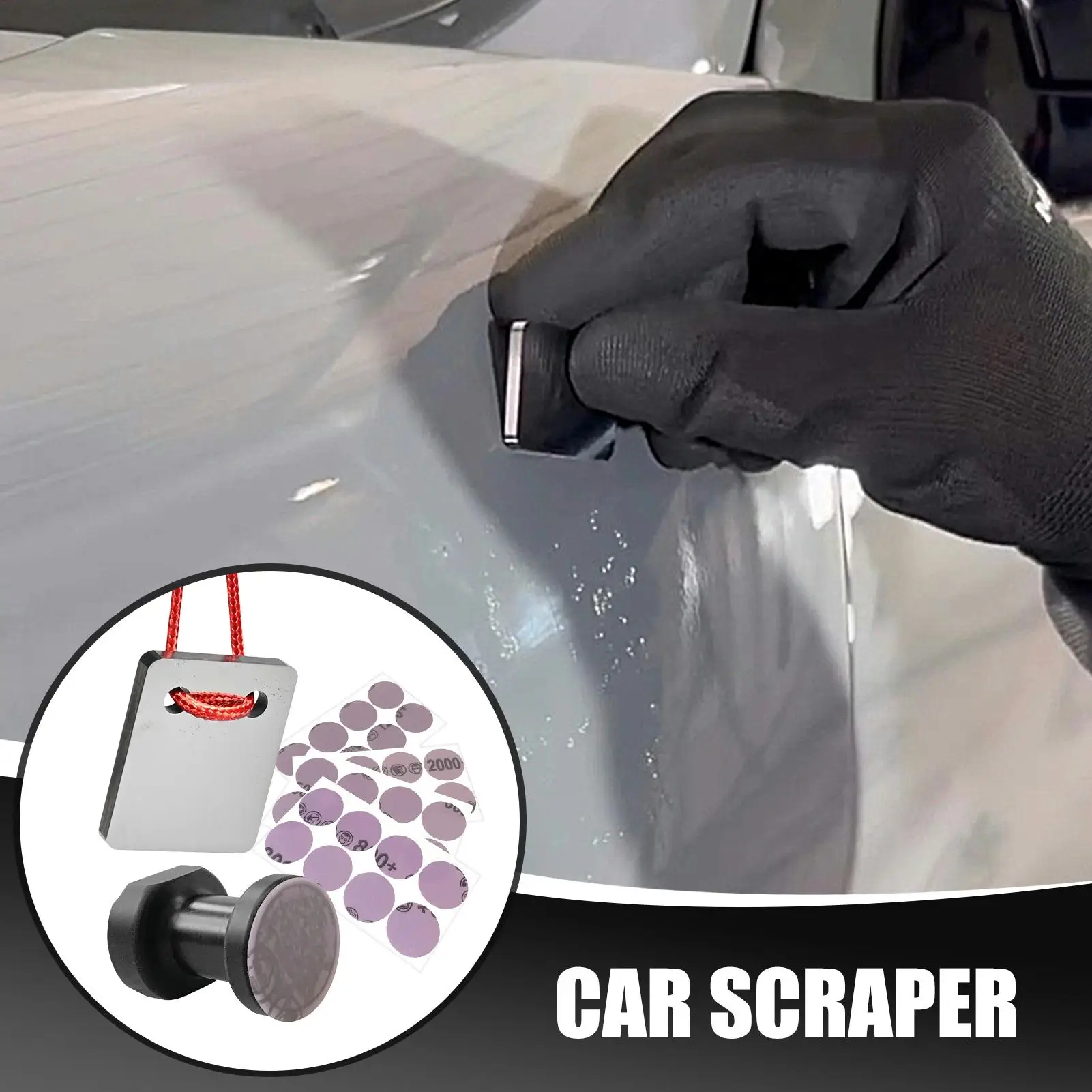 

Скребок для распылителей, провисающий лак для удаления пятен, портативный скребок для краски для мастерской, кухни, лобовое стекло, напольный прибор