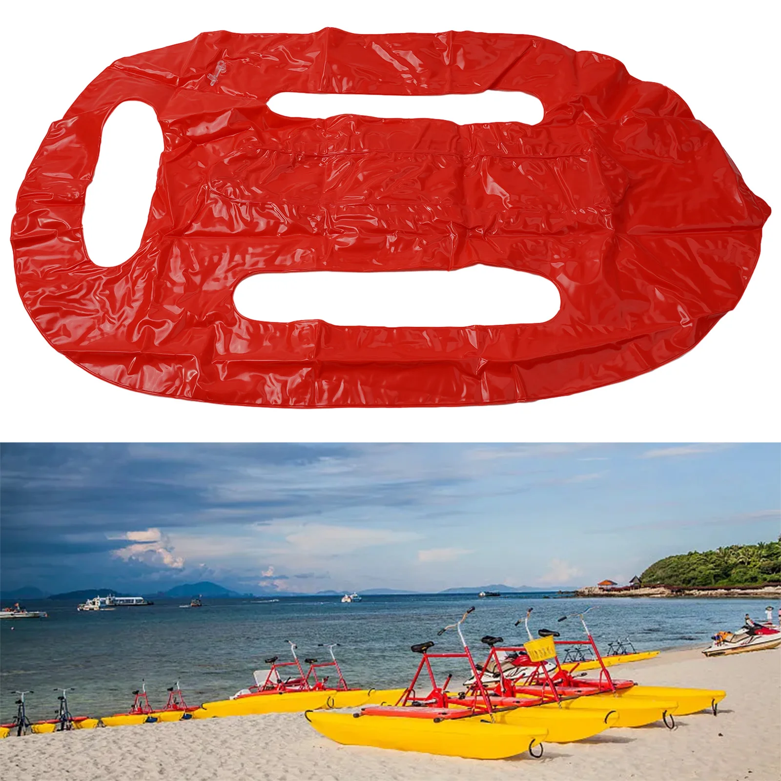 Inflatable Floating Board Beach Lifeguard Inflatable Float Board For Children Trainninng Floating Surfboard Swimming Accessories 