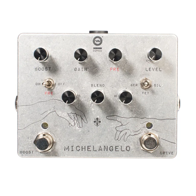 Guitar Accessories - Hand Made Guitar pedal Mchelangelo Overdrive Plus for Elettric Guitar - Made in Italy luxury fashion