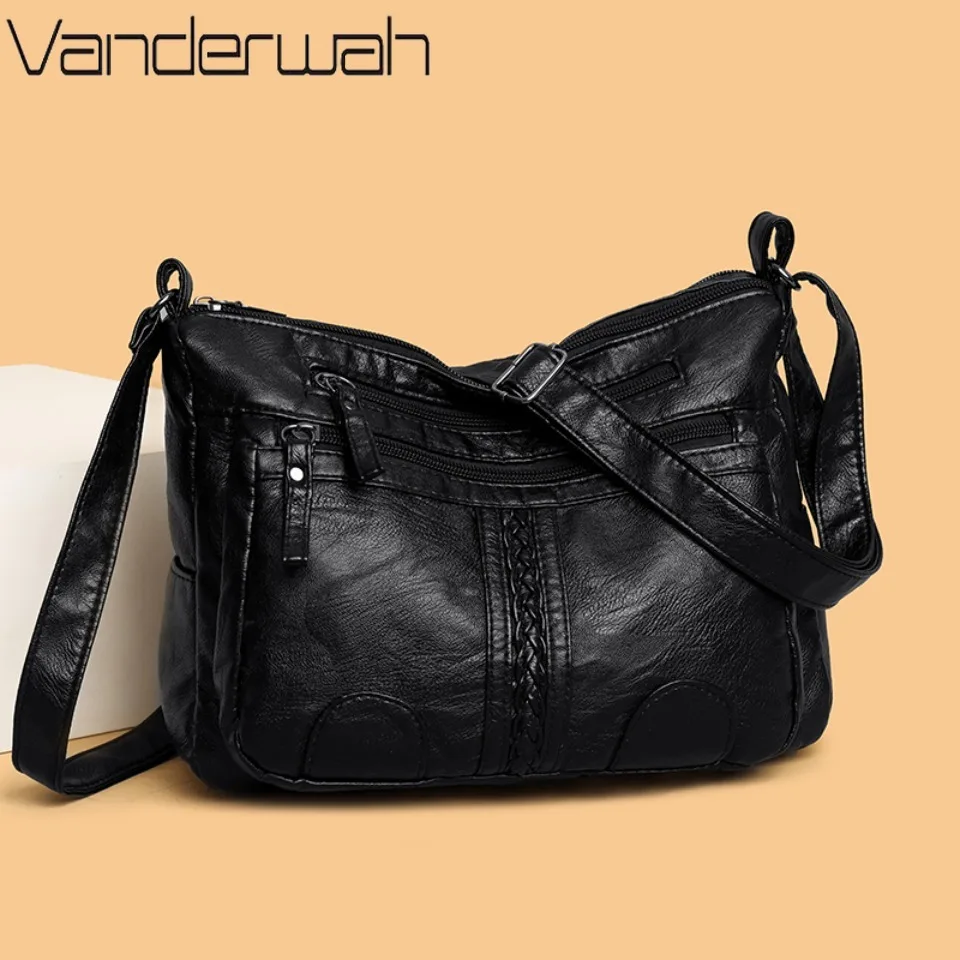 

Top Selling Women Messenger Bags Matching-all Leather Feeling PU Shoulder Bags Fashion Gift for Girls & Middle Aged Female