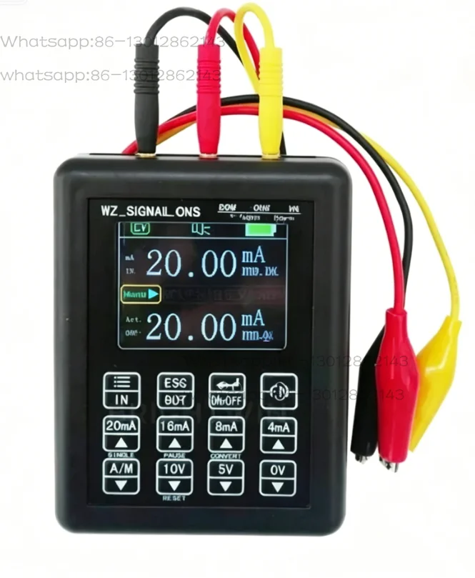 

NEW Portable 0-20mA 4-20mA 0-10V 0-12V 24V Signal Generator 0-22mA Calibrator Measuring Meter Debugging Tool LCD Display