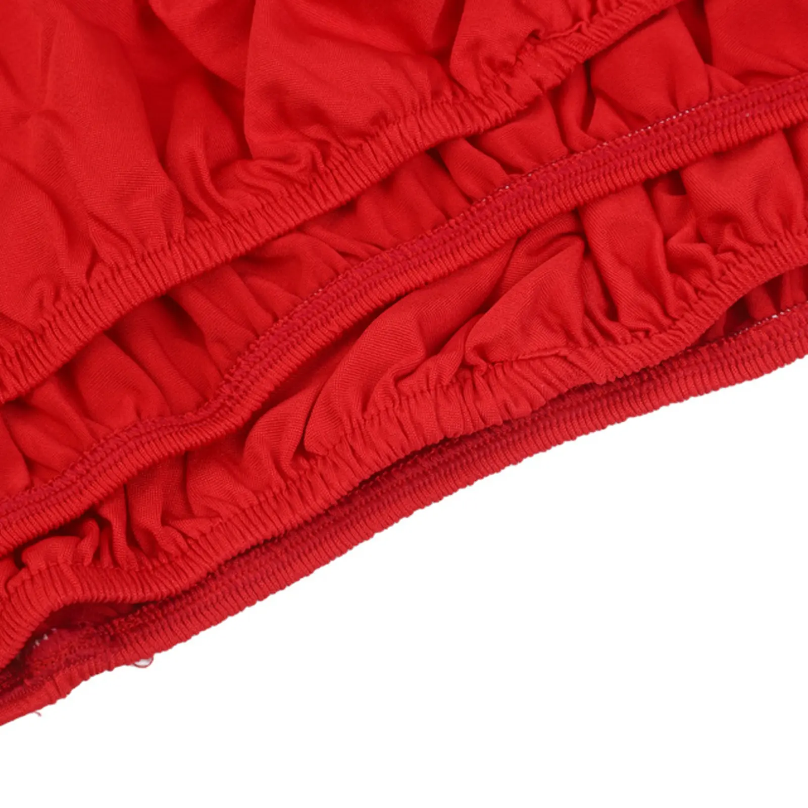 Elastic Table Cover for Rectangle Folding Tables Water Resistant Polyester Fabric Designed to Stay in Place During Use