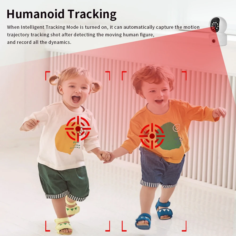 4MP واي فاي كاميرا IP عدسة مزدوجة شاشة مزدوجة مراقبة الطفل واي فاي كاميرا IP عدسة مزدوجة شاشة مراقبة الطفل CCTV كاميرا الأمن O-KAM