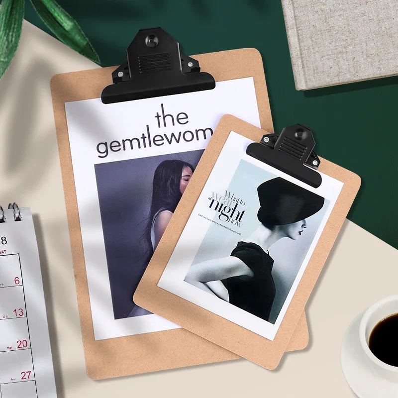 Log Color Fiber Board Clip Mini Clipboard for Nurse or Enterprise Use Board with Pen Insertable Option Compact Work Organizer