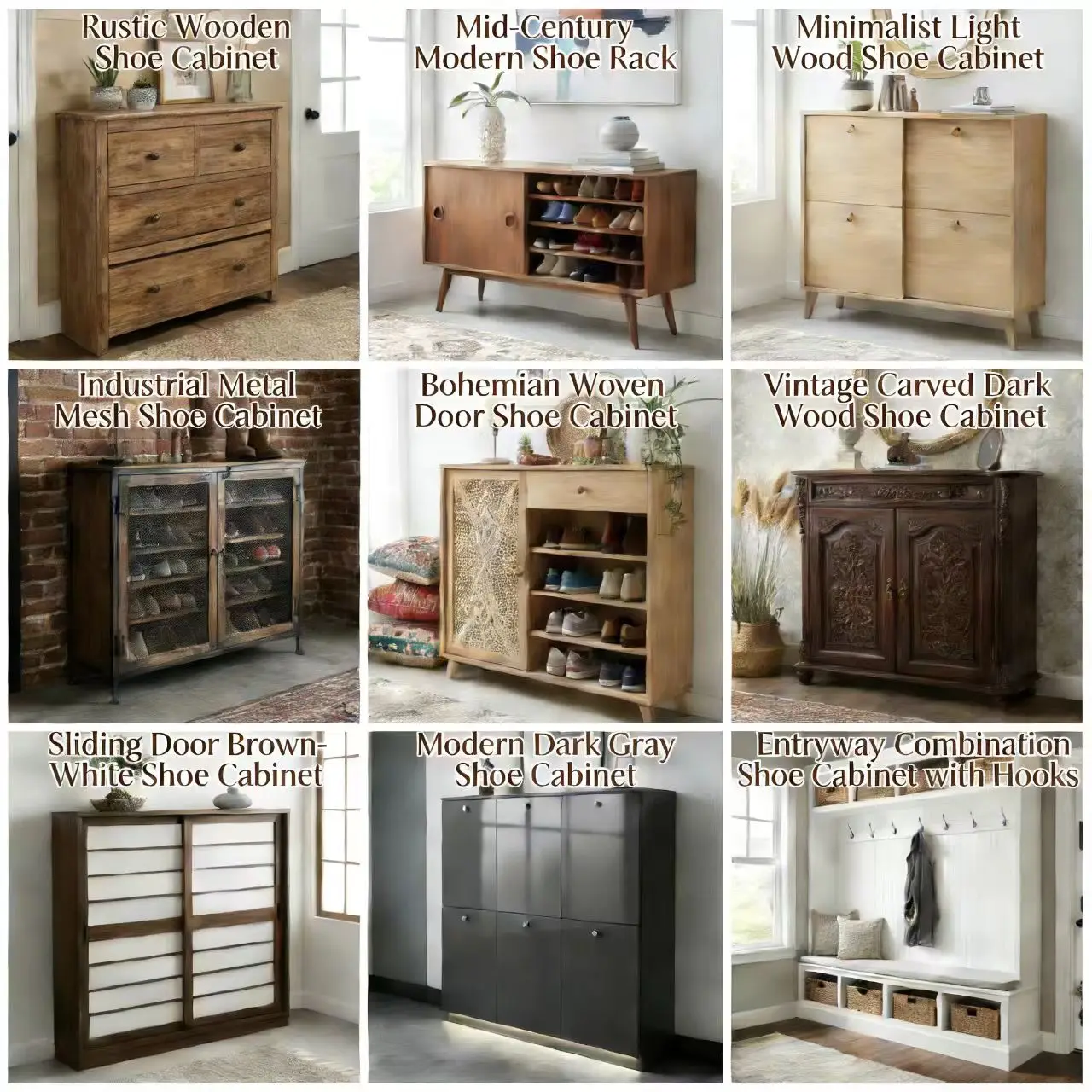 Modern Shoe Storage, Plywood Wooden Rack, Custom Shoe Wardrobe, Eco-Friendly Shoe Cabinet, 20-23 Pairs, Apartment Furniture