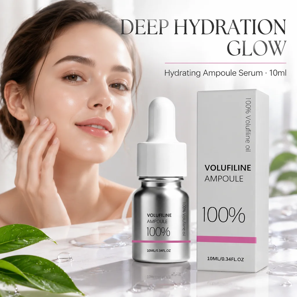 Hydrating Facial Serum Ampoule Essence Hyaluronic Acid Serum Moisturizing Skin Care Dropper Bottle Daily Face Care For Women