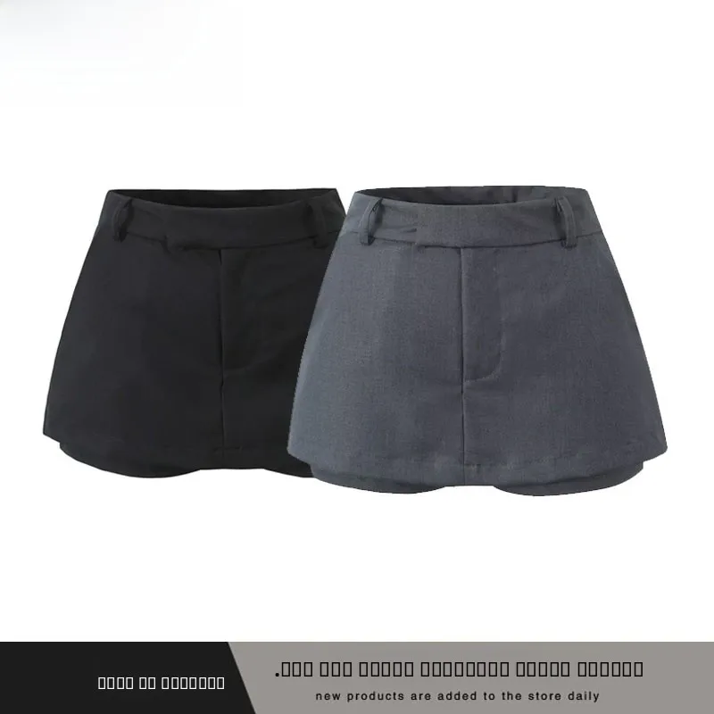 

Модный повседневный универсальный маленький ence поддельный костюм из двух предметов юбка осень-зима Новое поступление ZR Sle юбка трапециевидной формы с высокой талией