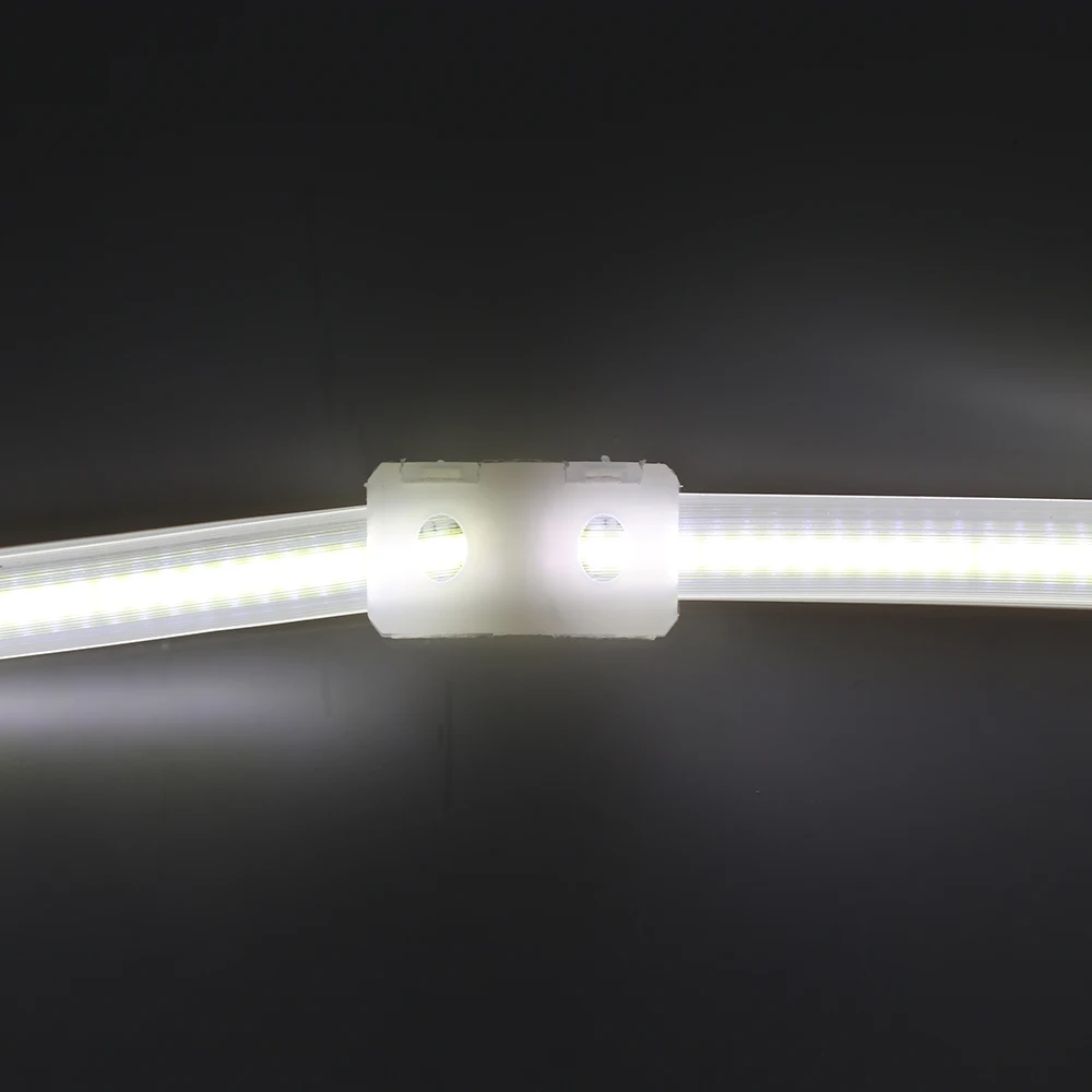 I-förmiger mittlerer Stecker für 110 V, 220 V, 288 LEDs/m LED-Streifen, Neonlicht