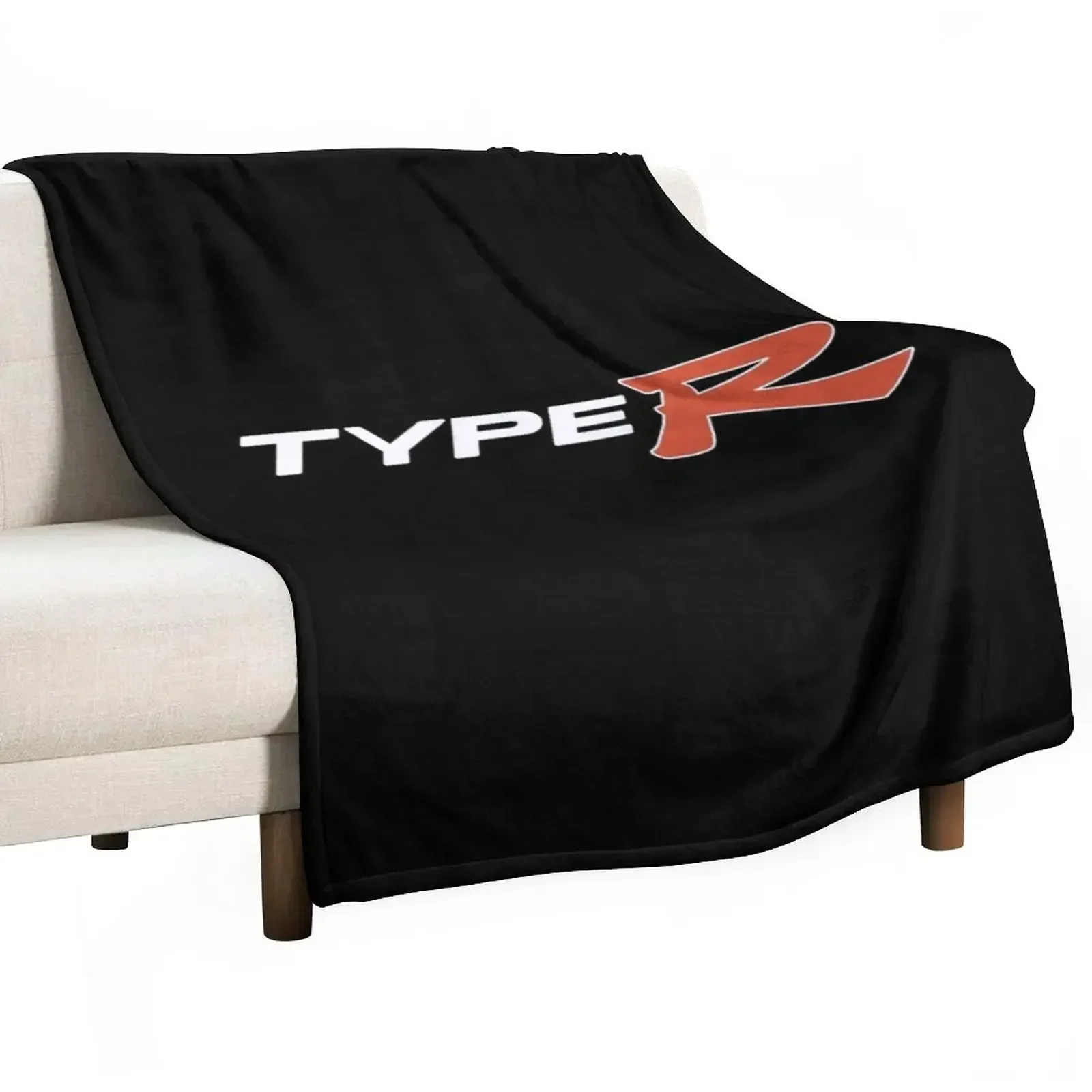 

Type R (JDM logo - white) Throw Blanket Sofa Quilt Sleeping Bag halloween Moving Blankets