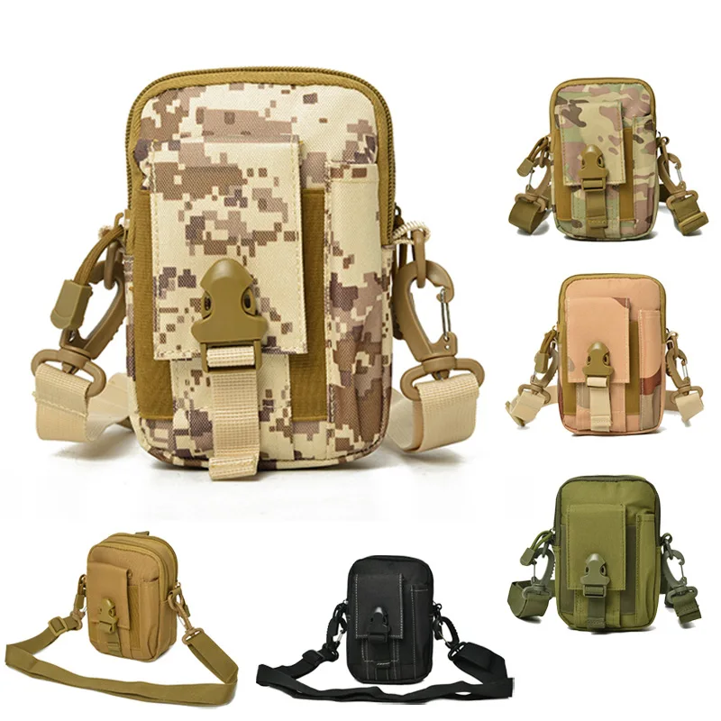 Outdoor Sports Multifunctional Waist Bag Tactical Large Capacity Mobile Phone Bag Storage Handbag