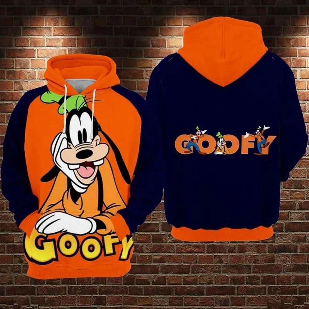 

Disney Goofy 3D Print Hoodie Mens Womens Casual Sweatshirt Disney Mickey Cartoon Children's Hoodie Fashion Jacket Streetwear