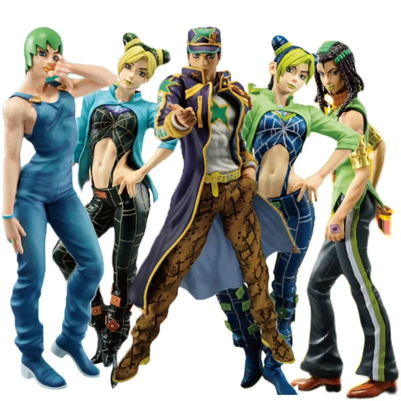 

Bandai Genuine JoJo's Bizarre Adventure Hermes Costello Foo Fighters Jolyne Cujoh Anime Action Figures Toys For Boys Kids Gifts