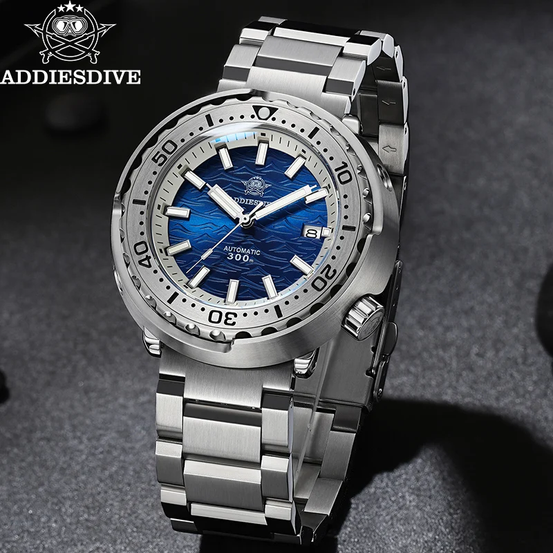 

ADDIESDIVE Premium 300M Diving Watch Men’s Automatic NH35A Movement BGW9 Super Lume Ceramic Bezel Sapphire Crystal AD2098 New