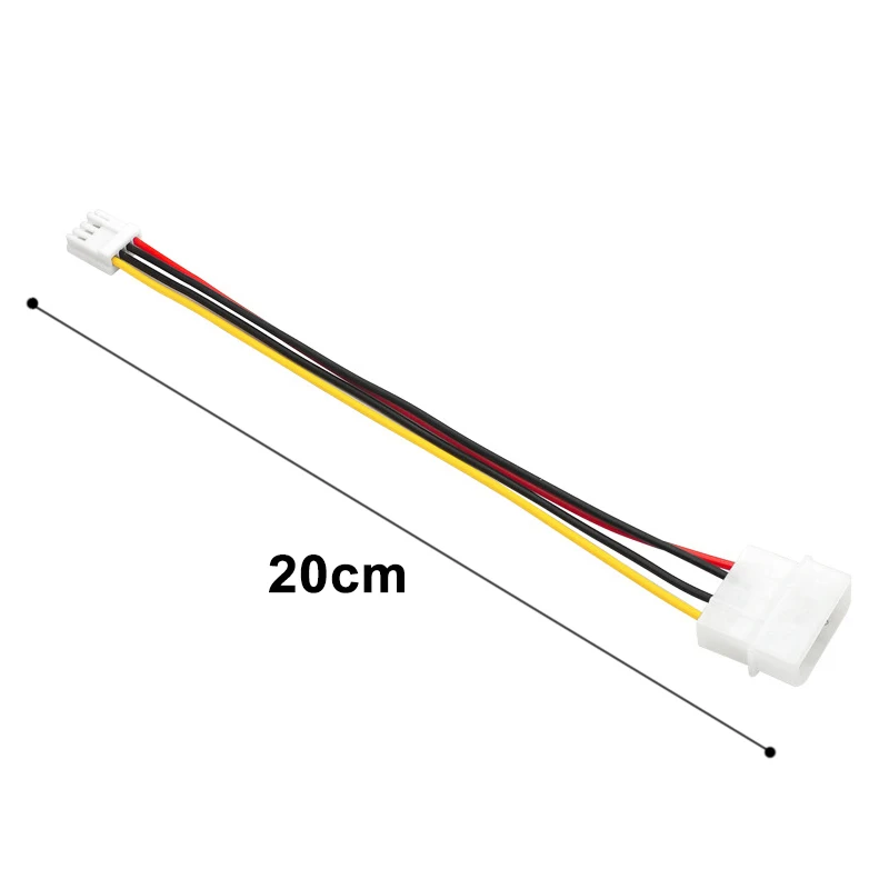 20cm Big 4 Pin Molex to Small 4Pin Convert Cable FDD Floppy Drive Power Supply cord Computer IDE to Power Connection Plug Cord - Image 5