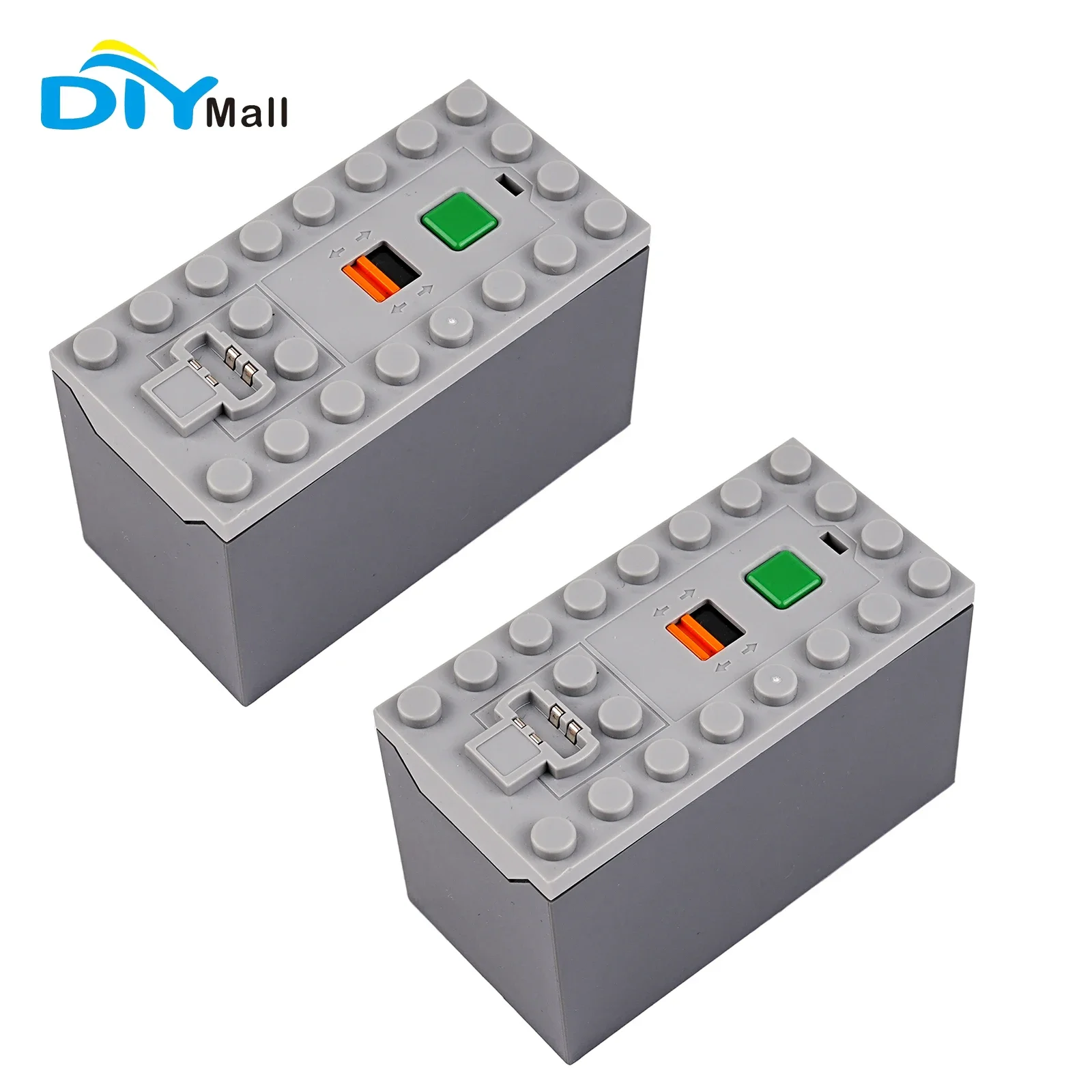 DIYmall 88000 AAA Battery Box MOC Technical Parts Power Functions for Robot Car/Train Models Compatible with legoeds