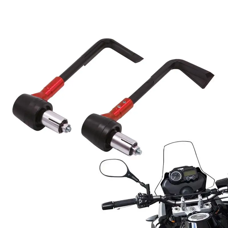 

Lever Guards Motorcycle 2pcs Hand Bar Brake Clutch Protector Guards Aluminum Motorcycle Handguards Clutch Brake End Handguards