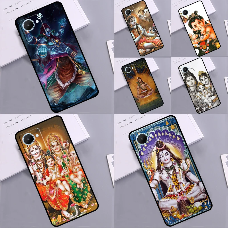 God Diety Hindu Ganesha Shiva Case For Realme GT Neo 5 3 2 3T 8 9 10 11 Pro Plus C15 C25s C21Y C30 C33 C35 C53 C55 C31