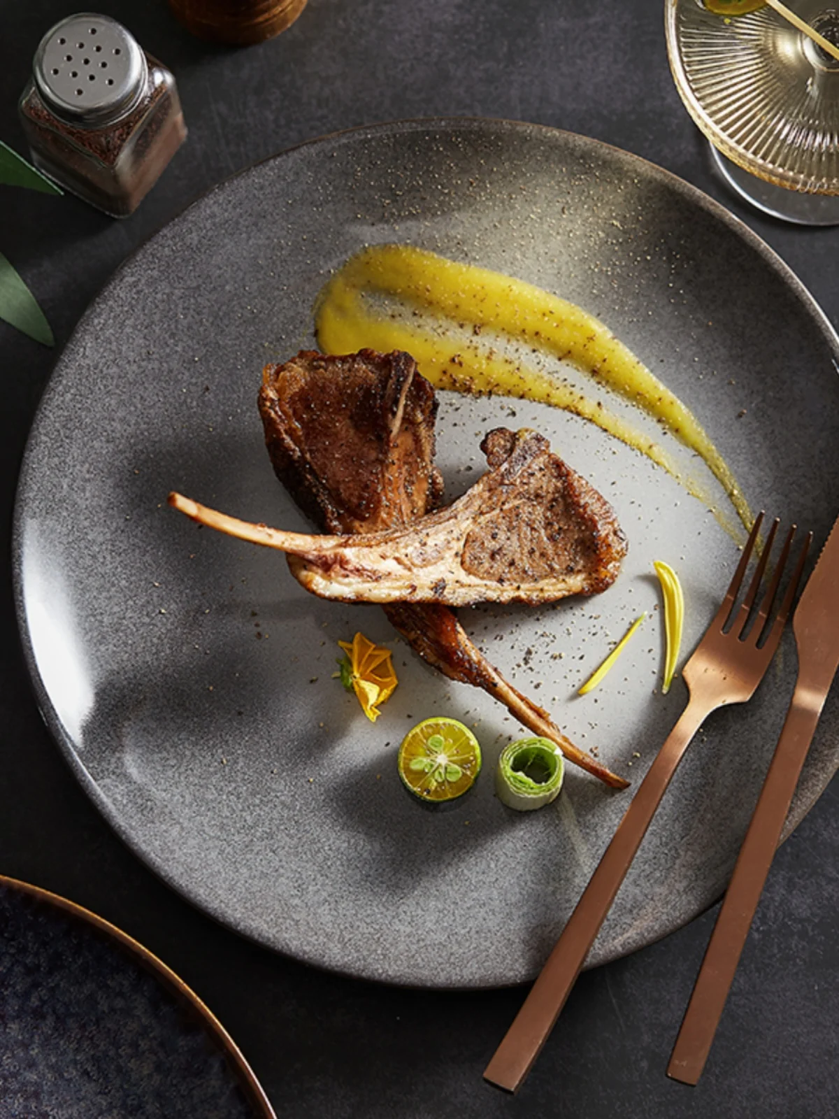 

Cerc Restaurant Pizza Plate Dert Steak Di Commercial Dining Utensils Japanese Sle Plain Color adient Pattern