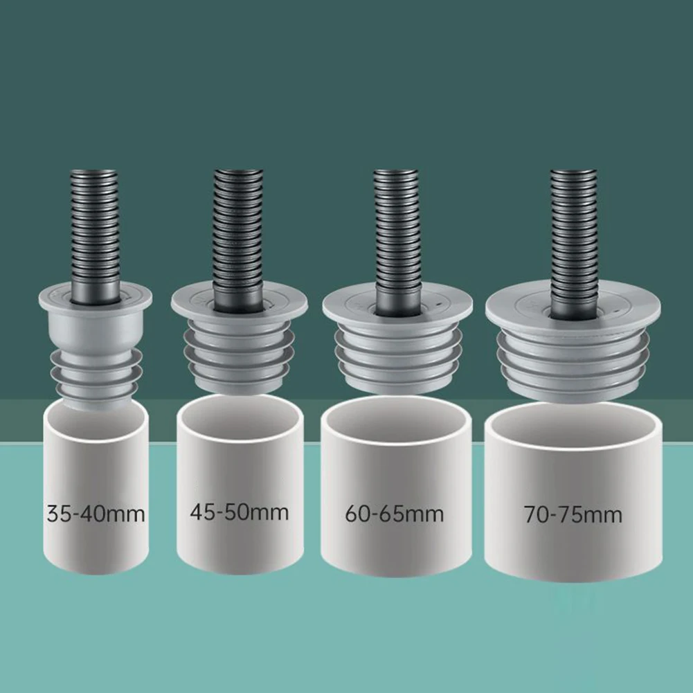 1PC Sewer Seal Ring Kitchen Pipe Deodorant Sealing Plug Floor Drain Seal Washing Machine Drain Pipe Silicone Cover For Bathroom image 6