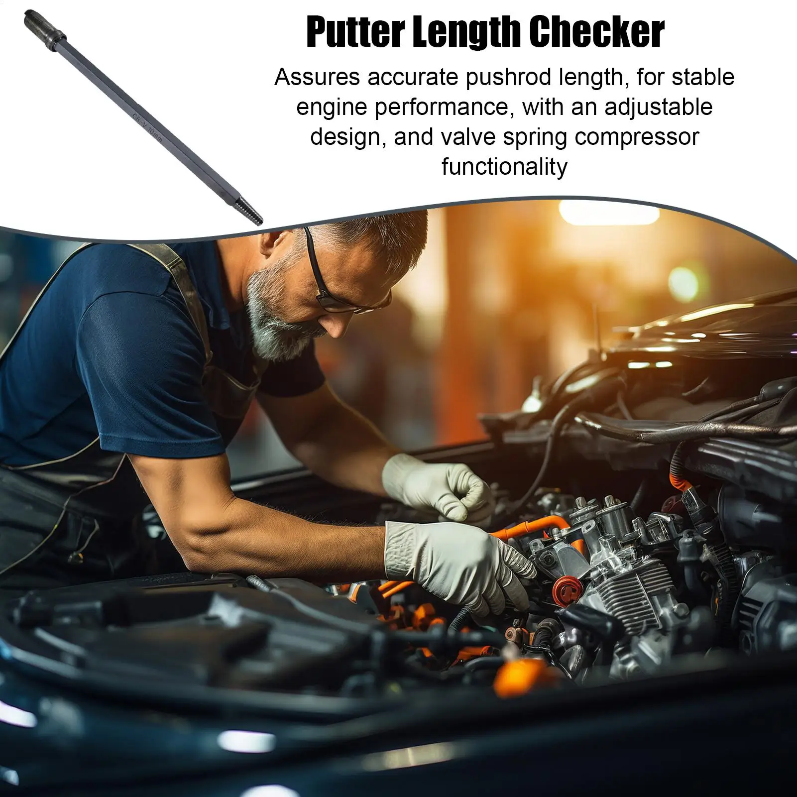 

Проверка длины толкателя, инструмент для проверки толкателя, регулируемый профессиональный инструмент для проверки глубины для автомобиля, грузовика, корабля, мастерской, ремонтный магазин