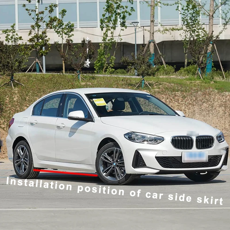 

Car Anti-Collision Protection Side Skirts Extension Splitters Winglet Wing Body Kit For BMW 1 Series F20 F21 116i 118i 2019-2022