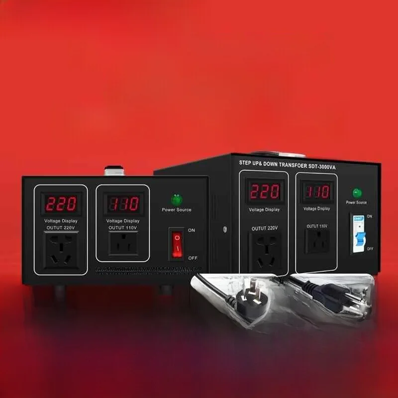 

Power Transformer 0V to 220V Step up Voltage Converter Adapter for Mobile Phone Accories Busin And Personal Use