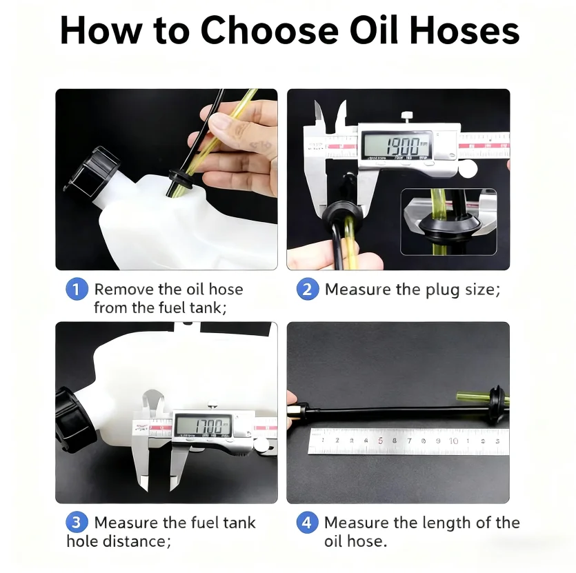 Kit de filtro de combustível universal de alta qualidade com mangueira de linha de combustível - peças de reposição para ferramentas elétricas de jardim