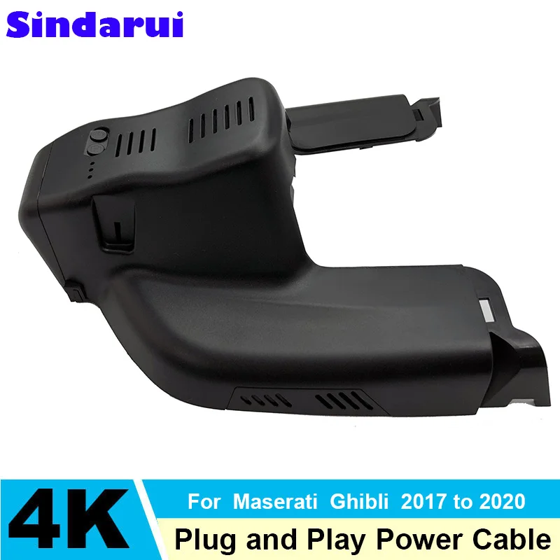 

Видеорегистратор автомобильный с двумя объективами, 4K HD 2160P, Wi-Fi