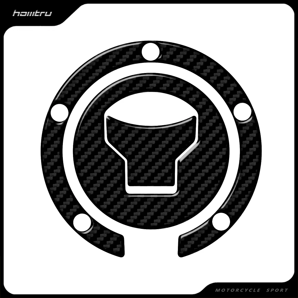 Transparent Motorcycle Tank Fuel Cap Protection Sticker for Honda CBR650F/CB500/CB1100 Models From 2014 (5 Holes)