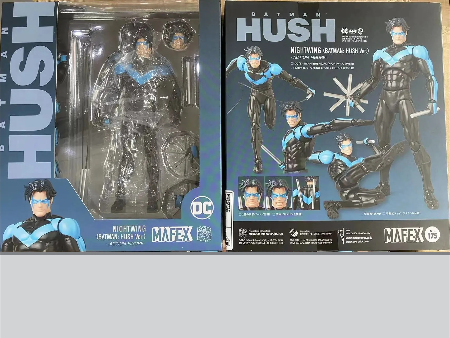 Original Medicom MAFEX 175 MAFEX NIGHTWING (BATMAN: HUSH Ver.) in