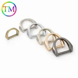 10-50Pcs 5Colors Openable Metal D Ring Buckle Leather Bag Strap Connector Non-Welded Bag Side Clip Diy Bag Accessories Wholesale